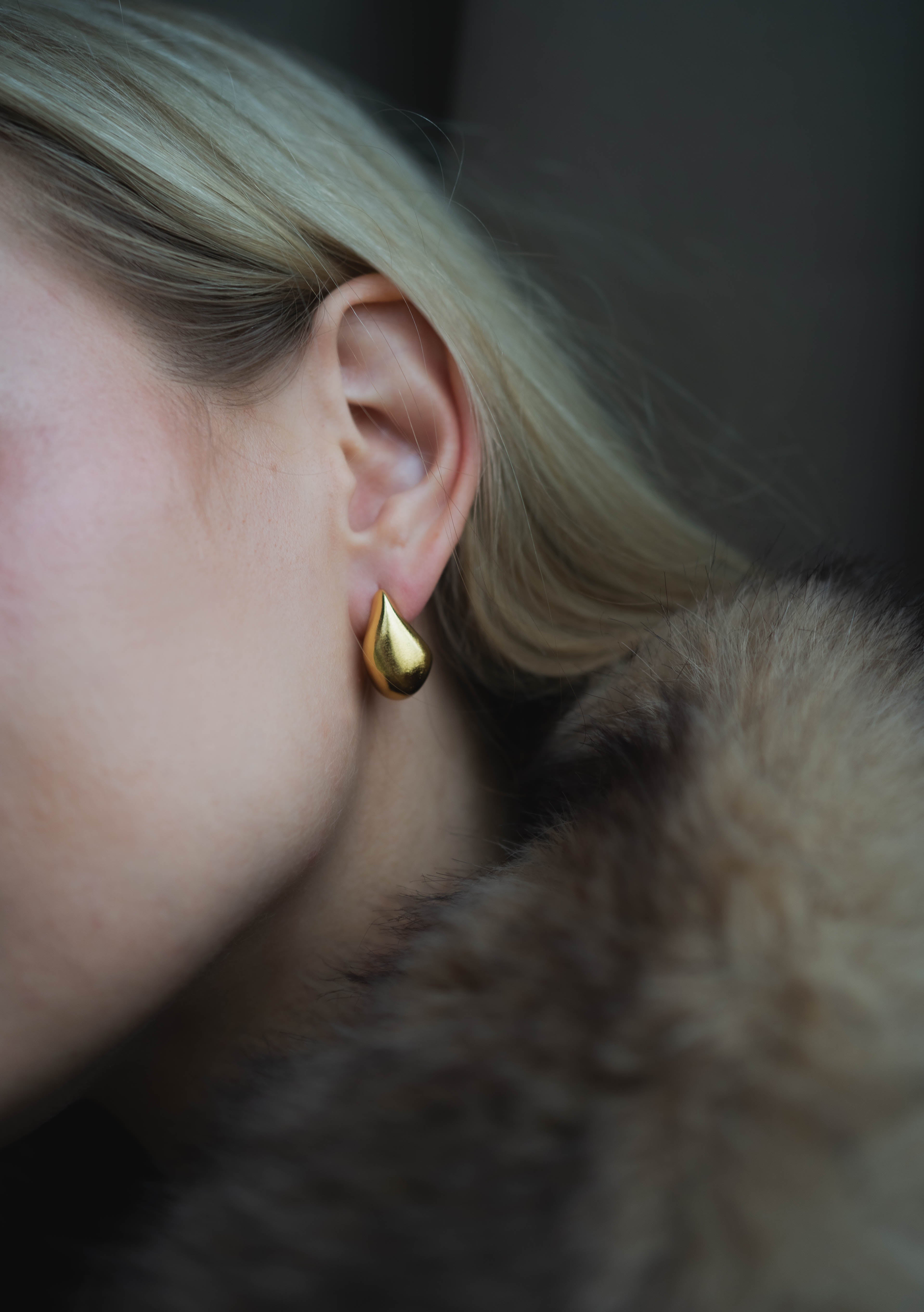 Golden Drop Earrings