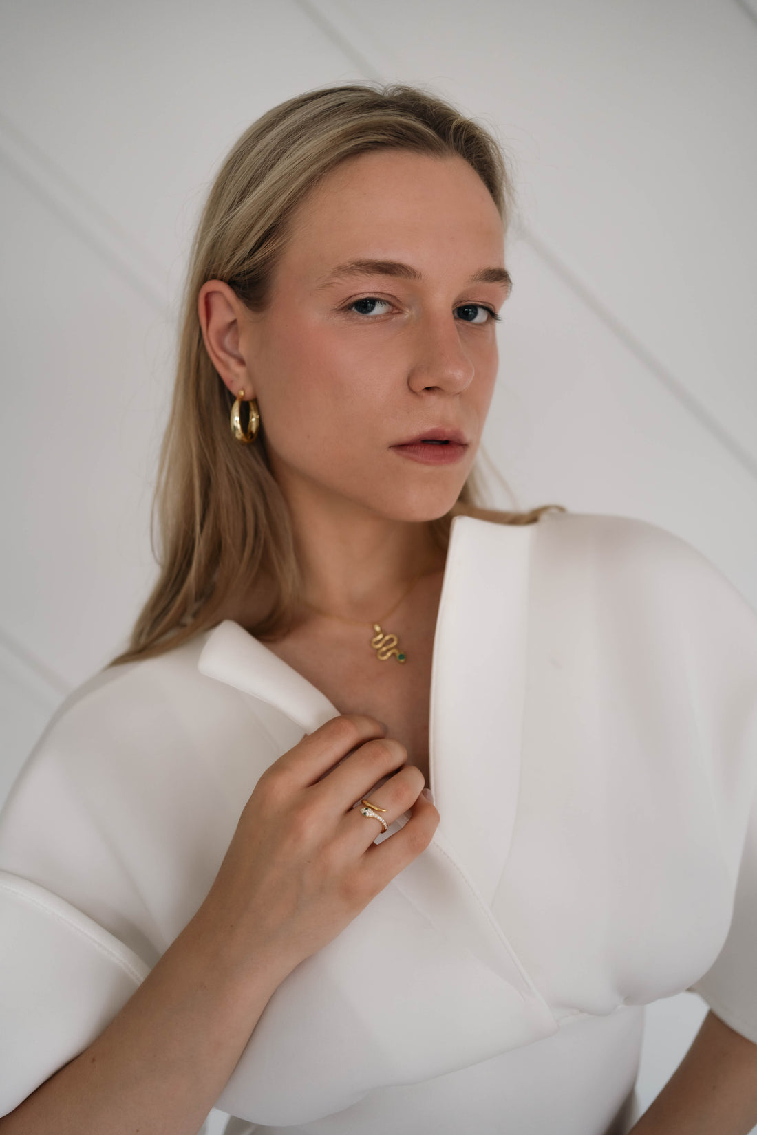Golden Coil Pendant