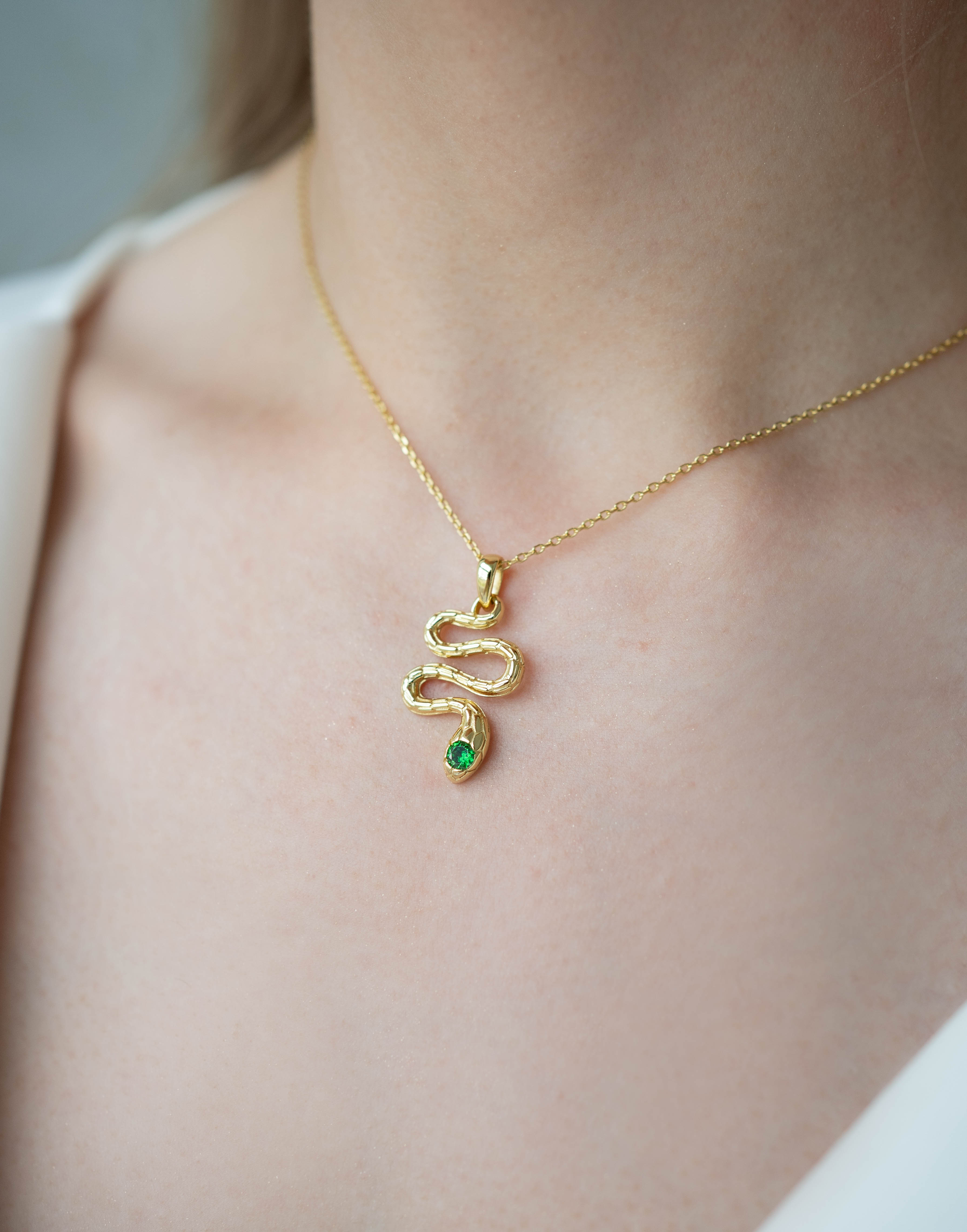 Golden Coil Pendant