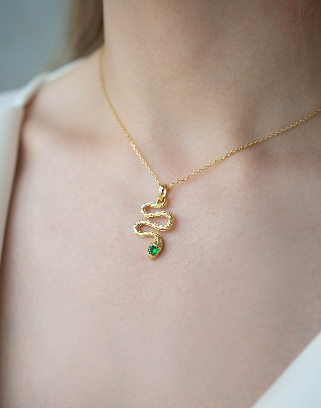 Golden Coil Pendant