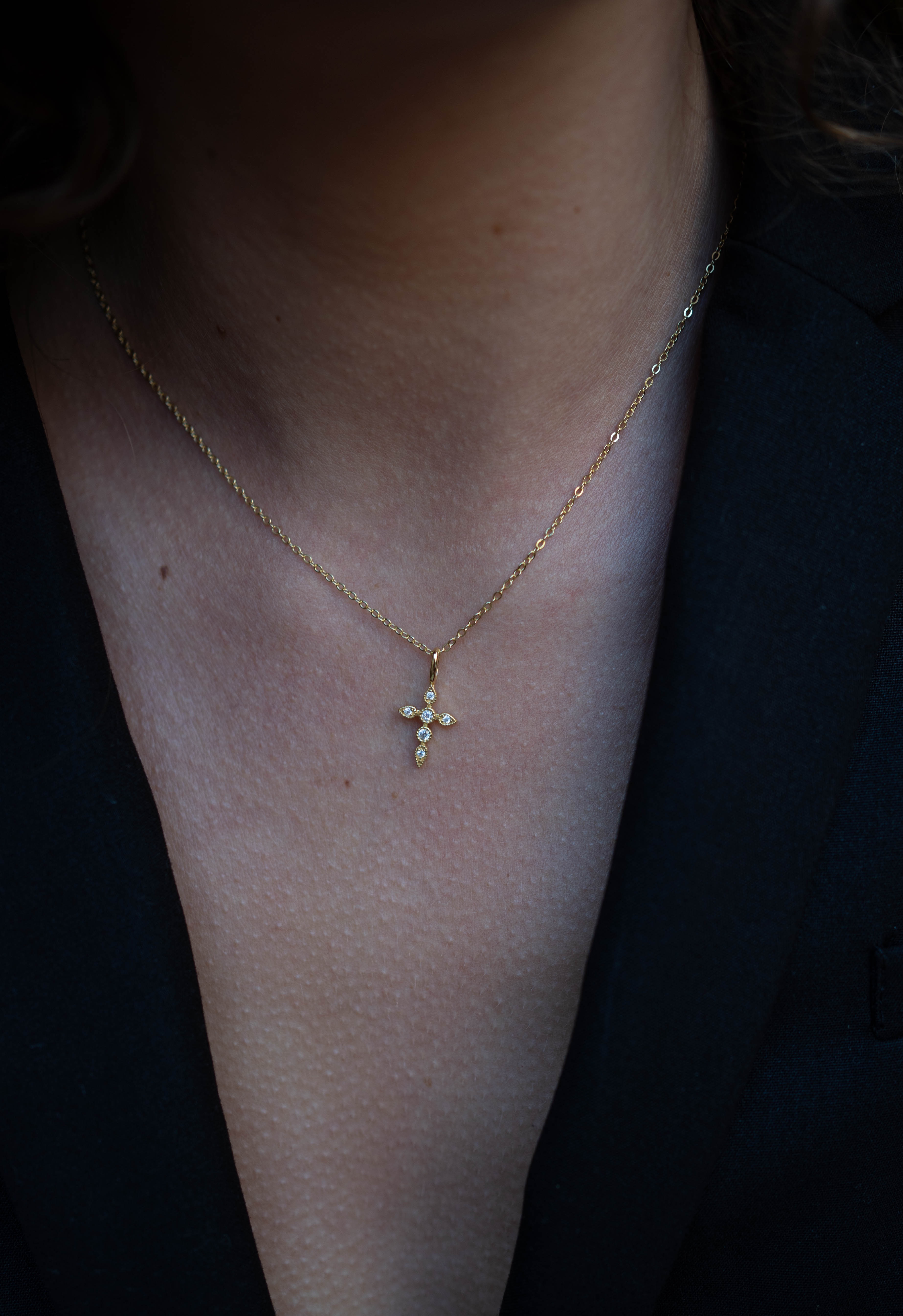 Lumière Cross Necklace