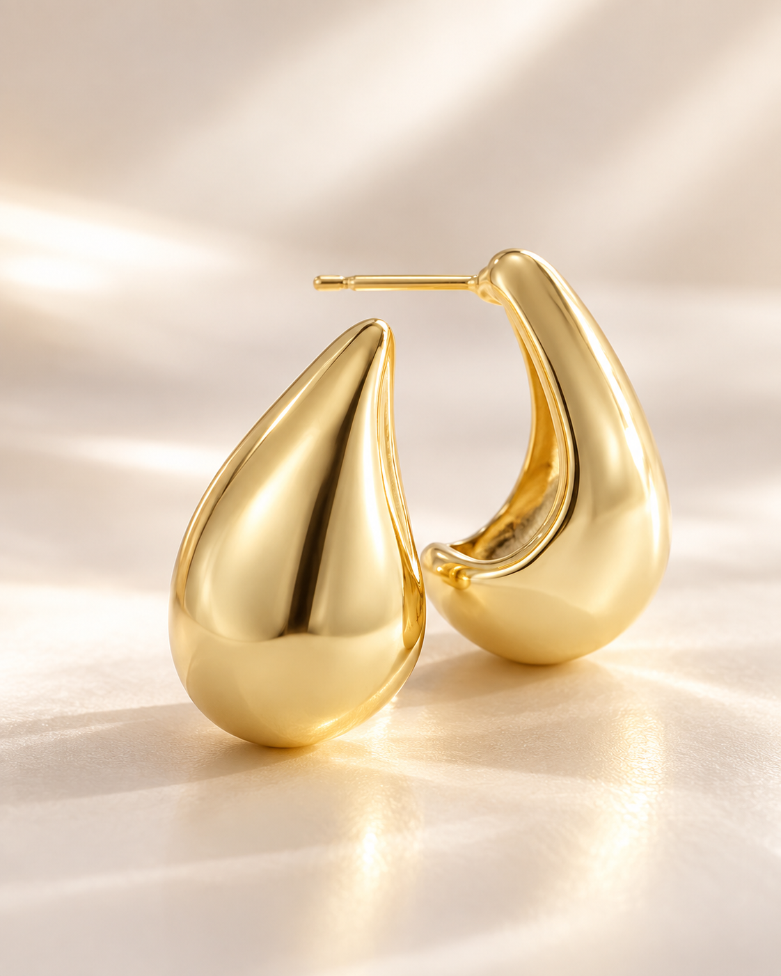 Golden Drop Earrings